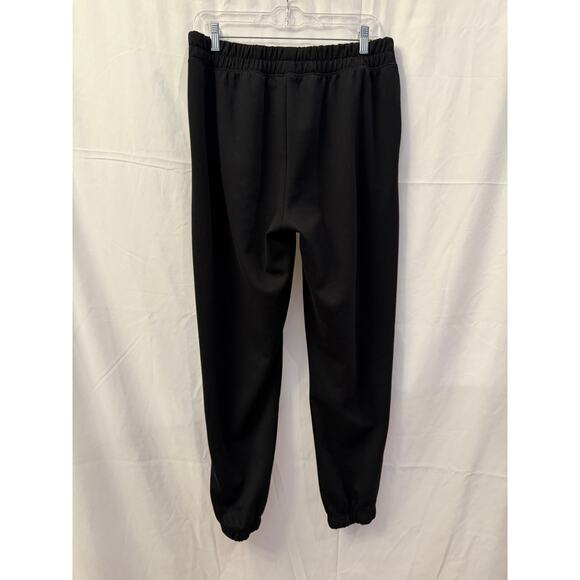 Yogalicious Women’s XL Black Joggers with Pockets Athleisure Lounge Workout - Picture 3 of 4